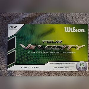 Wilson Tour Velocity Golf Balls. 5 Packs Of 3